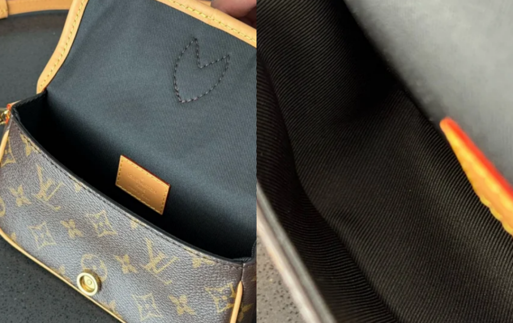 Black Interior Lining and Inner Logo Embossing