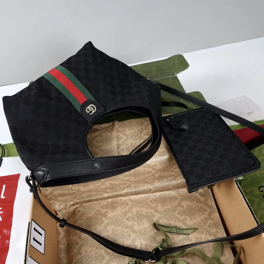 Gucci Giglio Small Tote Bag—Top View