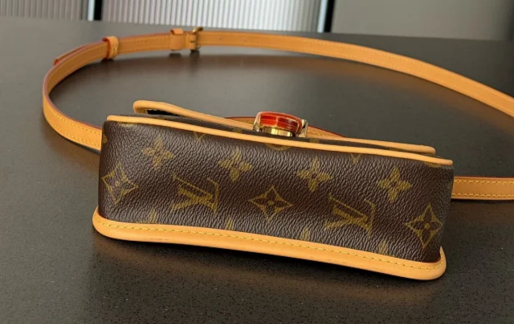 LV monogram bag bottom view