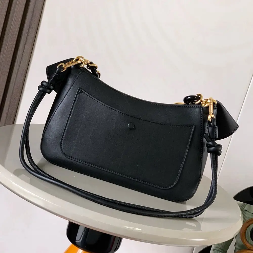Loewe Medium Ola Bag in smooth calfskin—Back view